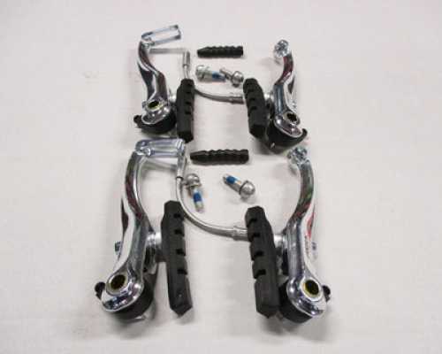 тормоза V-BRAKE (ПЕРЕД + ЗАД) ARTEK NT 210 DG silver 